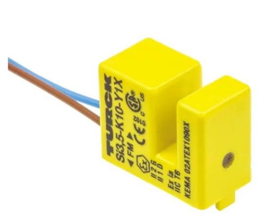 Picture of Turck Inductive Slot-Style Proximity Sensor 3 5 mm Detection Namur Output 8 2 VDC IP67